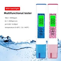 Digital TDS, EC & pH Tester Compact Water Quality Meter for Purity and Safety