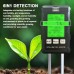 6 in 1 Soil PH Meter Fertility/PH/Moisture/Temp/Sunlight/Humidity Soil Detector for Agriculture Garden Farmer Digital Soil Meter