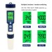 5 in 1 TDS/EC/PH/Salinity/Temperature Meter Digital Water Quality Monitor Tester